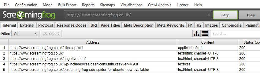 Audit XML Sitemaps Crawl