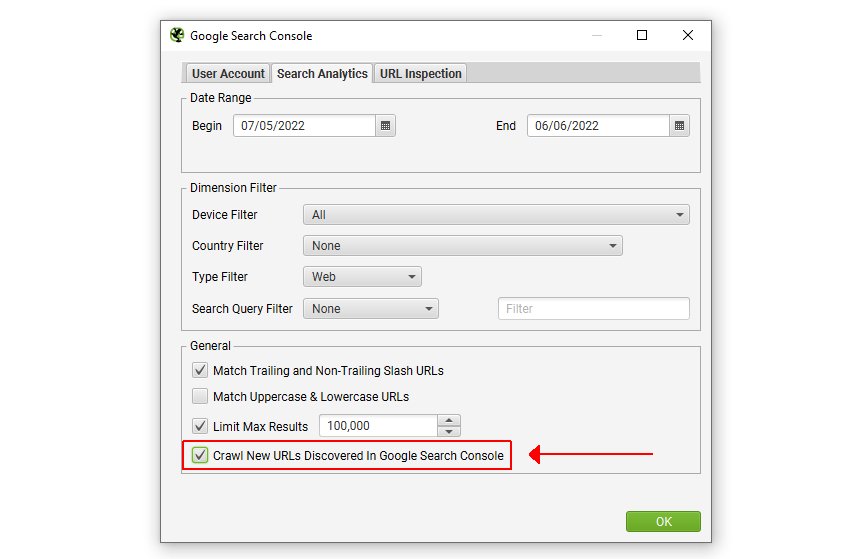 Crawl Orphan Pages From Google Search Console