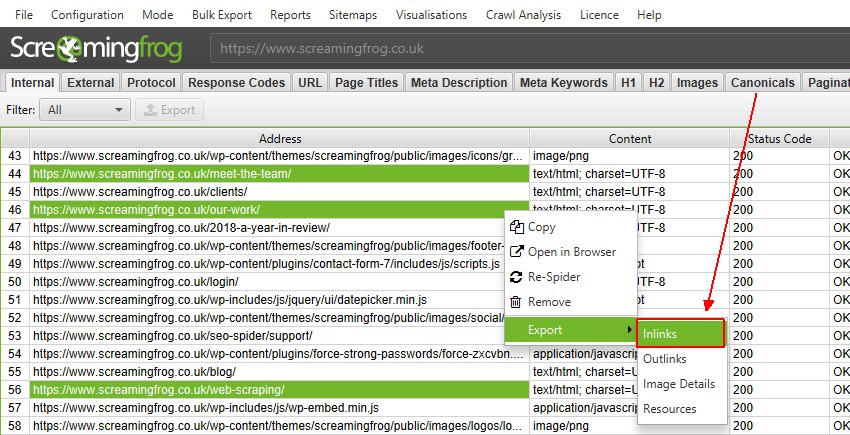 Multi-Select Bulk Exporting