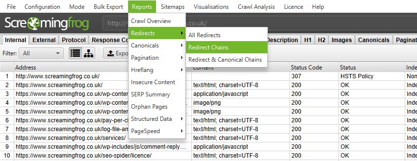 Redirect Reporting Improvements