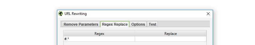 Remove hash fragment in JavaScript Rendering