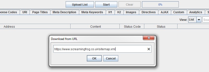 xml sitemap crawling