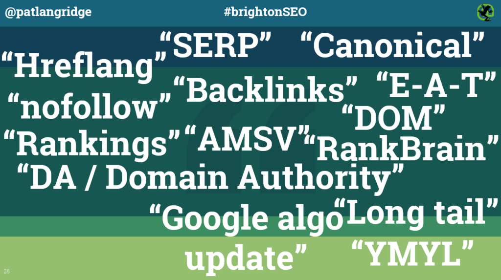 seo buzzwords